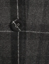 Wool And Cashmere Flannel Blazer Check Print