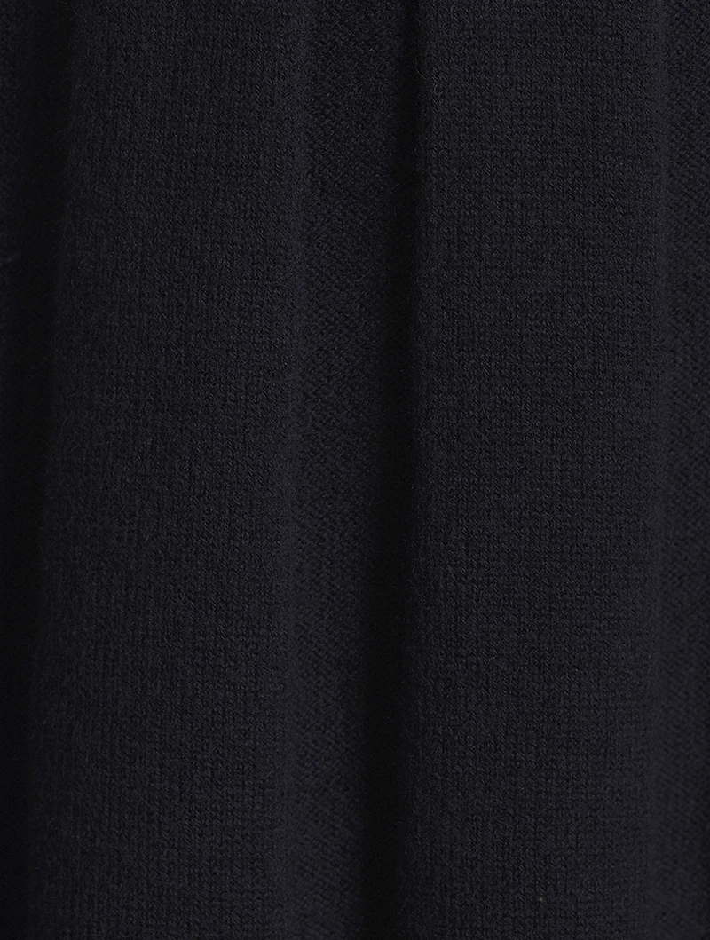 Boiled Merino Polo Midi Dress