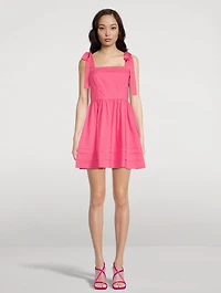 Kammy Tie-Strap Mini Dress
