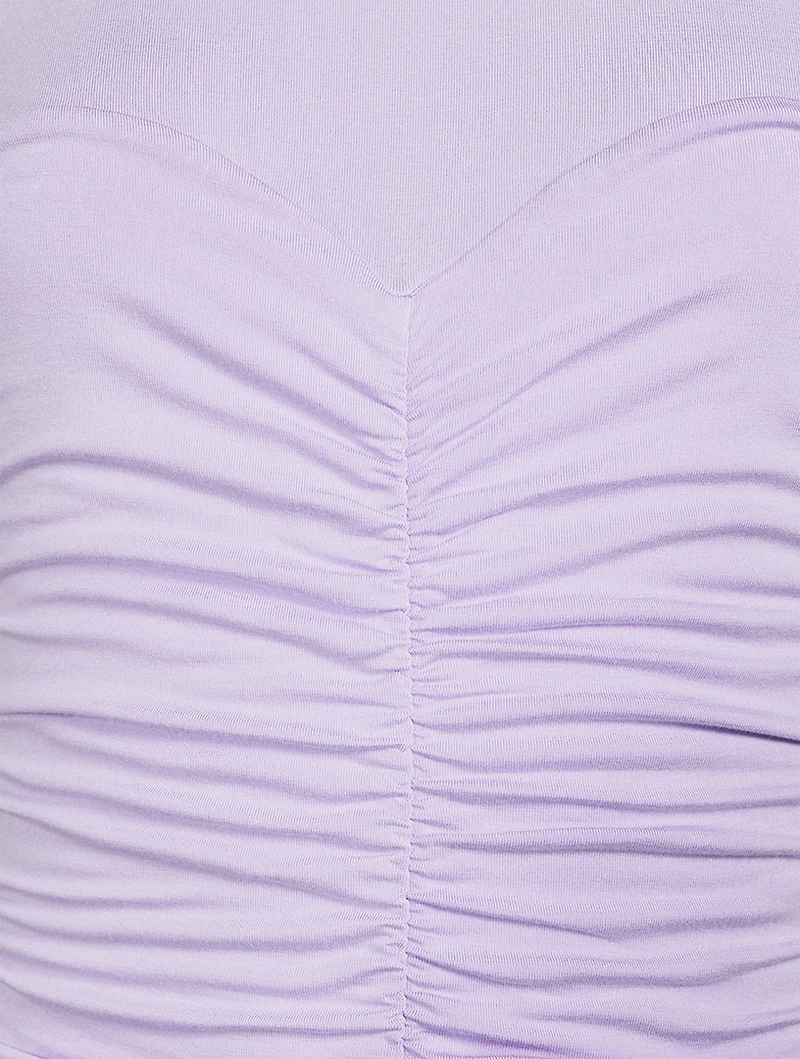 Jaslene Jersey Twist T-Shirt Dress