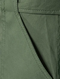 Kermit Linen-Blend Belted Shorts