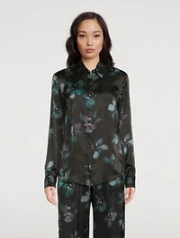Chowy Silk Shirt Floral Print