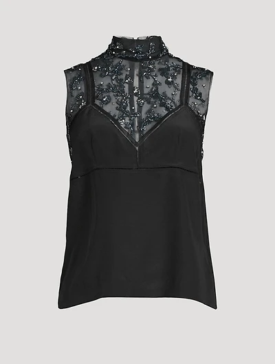 Carasi Silk Crepe De Chine Top