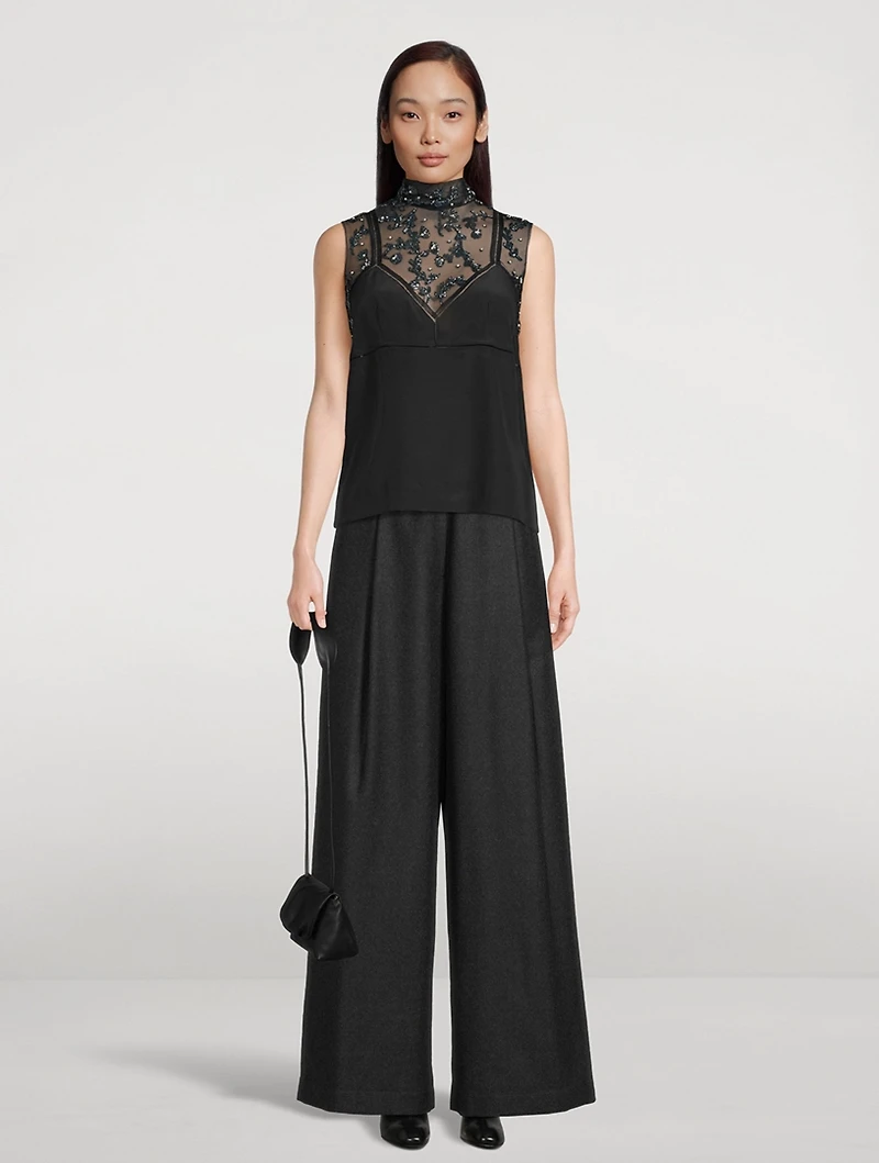 Carasi Silk Crepe De Chine Top