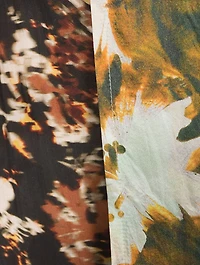 Spa Silk-Blend Midi Skirt