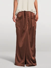 Savannas Overdyed Twill Maxi Skirt
