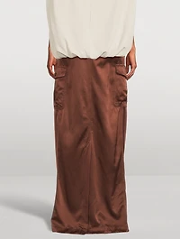 Savannas Overdyed Twill Maxi Skirt