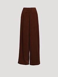 Pila Wide-Leg Corduroy Trousers