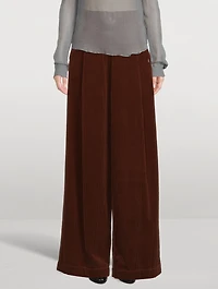 Pila Wide-Leg Corduroy Trousers