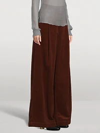 Pila Wide-Leg Corduroy Trousers