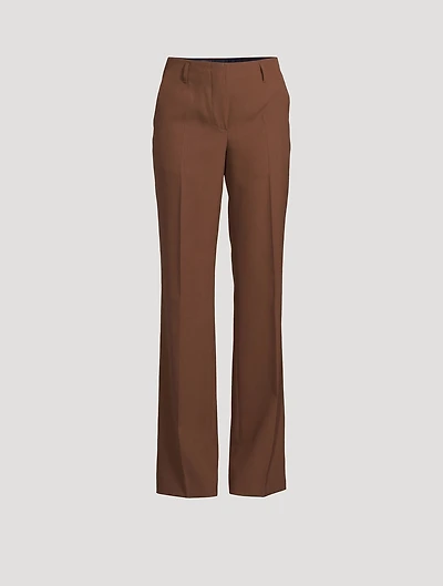 Parchia Straight-Leg Wool Trousers
