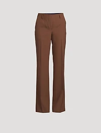Parchia Straight-Leg Wool Trousers