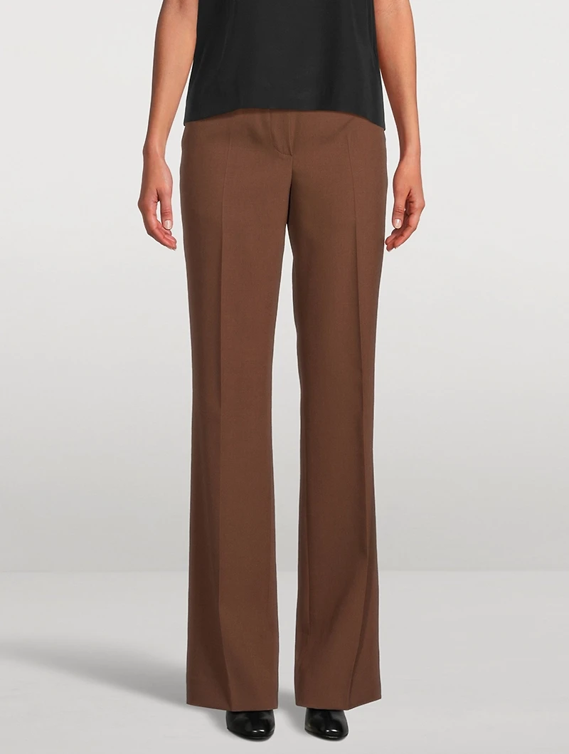 Parchia Straight-Leg Wool Trousers