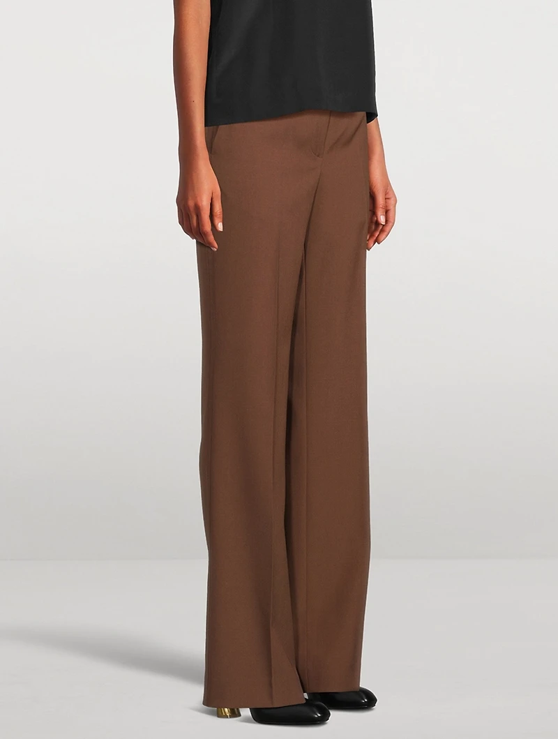 Parchia Straight-Leg Wool Trousers