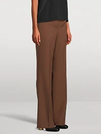 Parchia Straight-Leg Wool Trousers