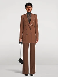 Parchia Straight-Leg Wool Trousers