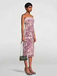 Diao Velvet Brocade Midi Dress