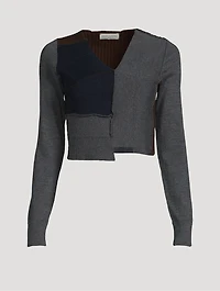 Tessa Patchwork Wool Sweater