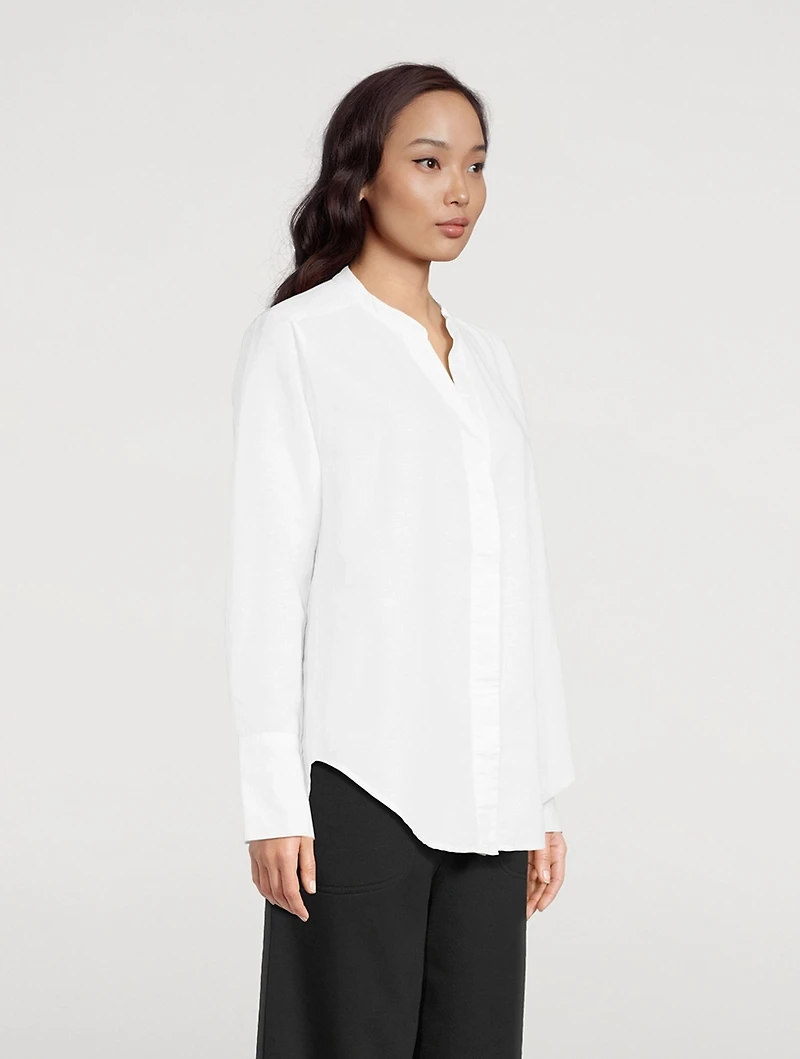 The Collarless Shirt