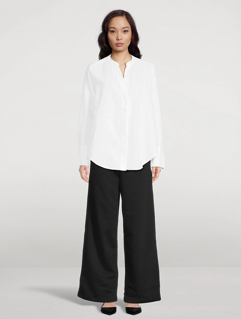 The Collarless Shirt