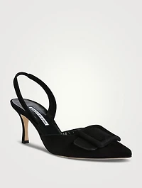 Maysli Suede Slingback Pumps