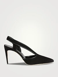 Belaz Suede Slingback Pumps