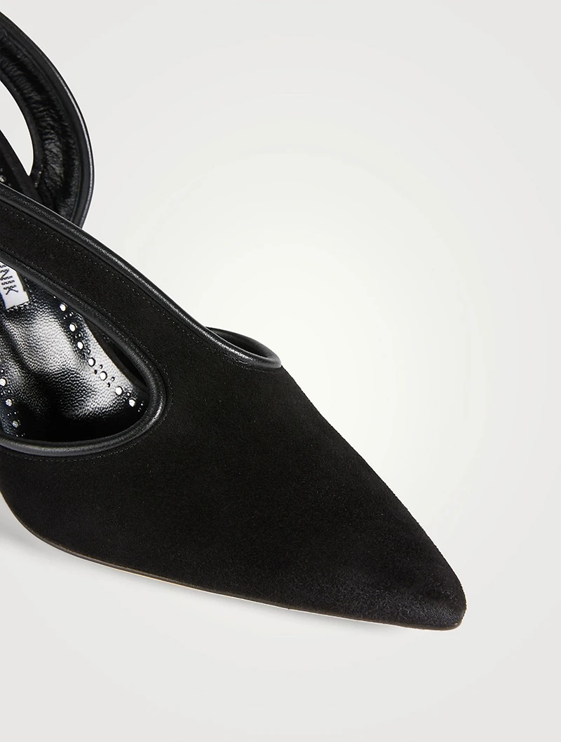 Belaz Suede Slingback Pumps
