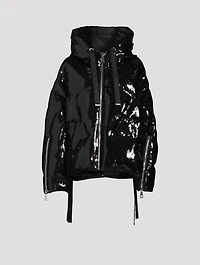 Puff Khris Scale Sequins Down Jacket