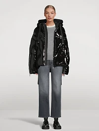Puff Khris Scale Sequins Down Jacket