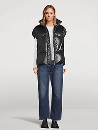 Puff Moon Shiny Down Vest