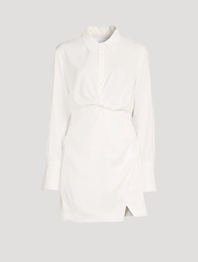 Twist Shirt Dress