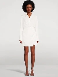 Twist Shirt Dress