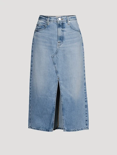 The Midaxi Denim Midi Skirt