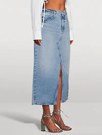 The Midaxi Denim Midi Skirt