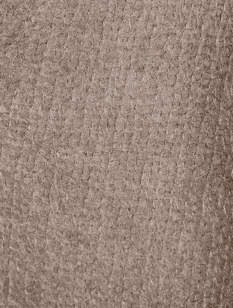 Mohair-Blend Cropped Cardigan