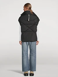 Puff Moon Shiny Down Vest