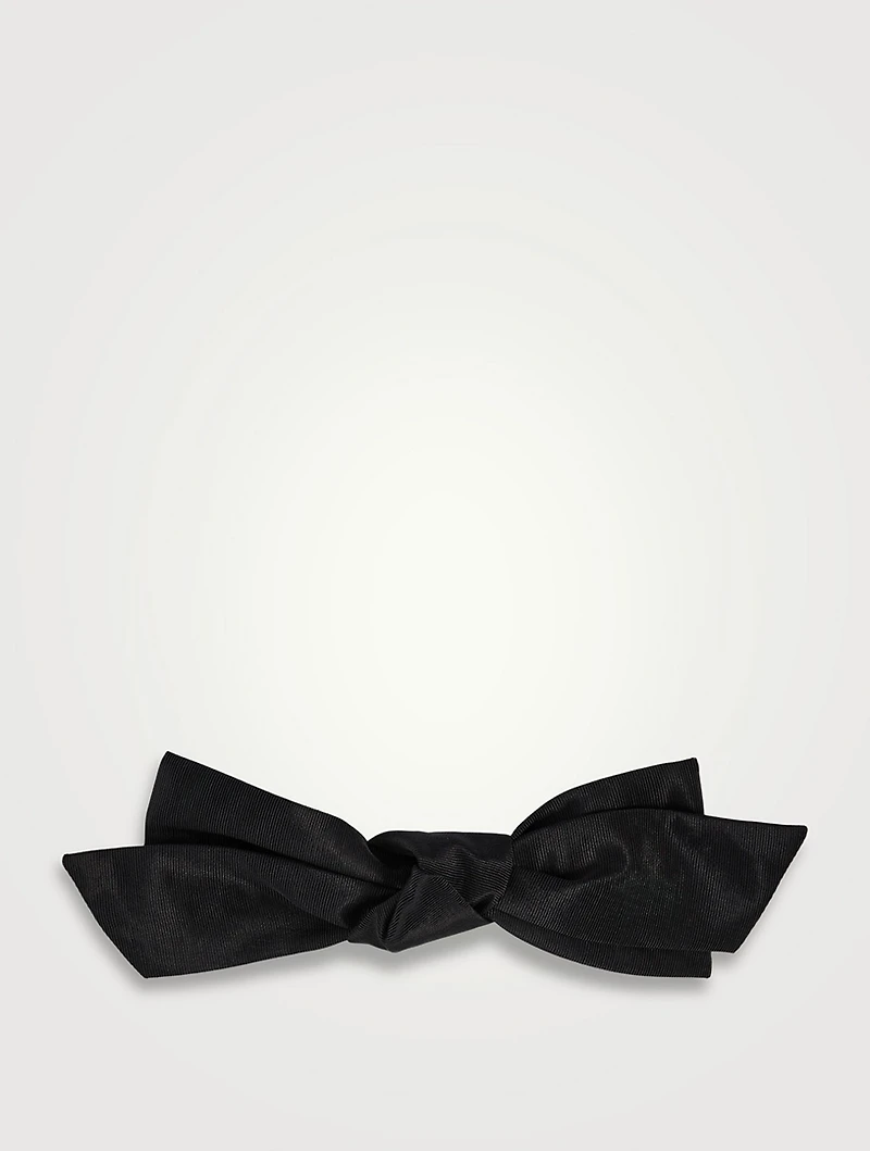 Honey Moire Hair Bow