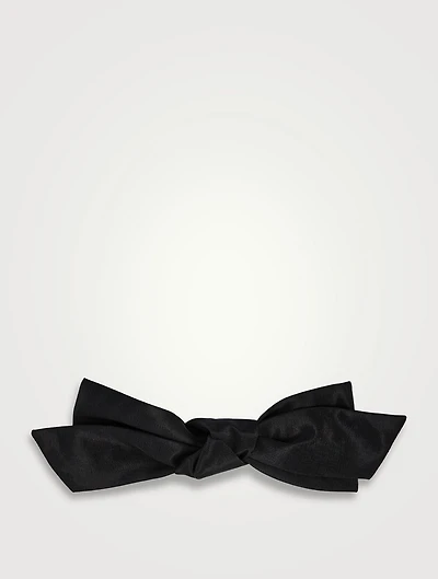 Honey Moire Hair Bow