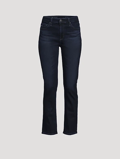 Mari High-Rise Slim Straight Jeans