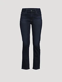 Mari High-Rise Slim Straight Jeans