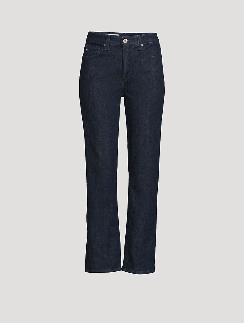 Saige High-Rise Straight Jeans