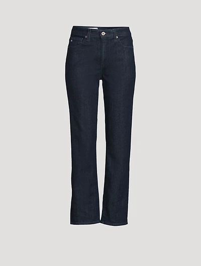 Saige High-Rise Straight Jeans