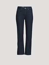 Saige High-Rise Straight Jeans
