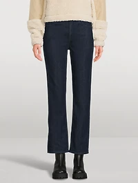 Saige High-Rise Straight Jeans