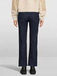 Saige High-Rise Straight Jeans