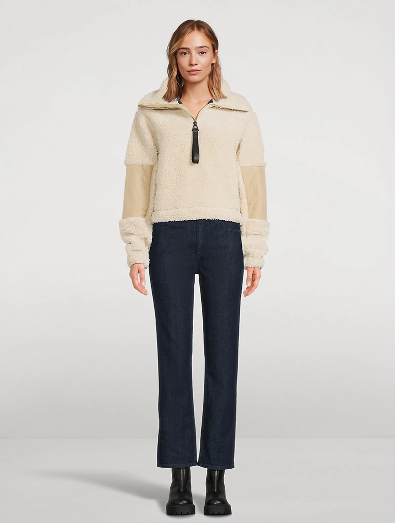 Saige High-Rise Straight Jeans