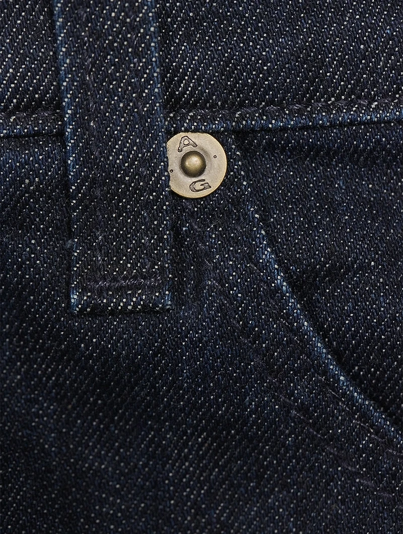 Saige High-Rise Straight Jeans