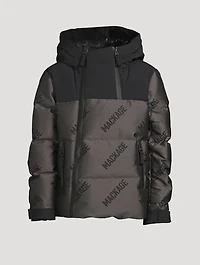 Leland Down Ski Jacket With Jacquard Logo