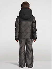Leland Down Ski Jacket With Jacquard Logo
