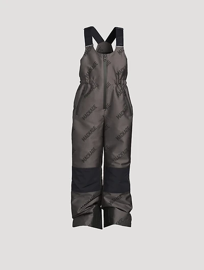 Myron Ski Overalls With Jacquard Logo